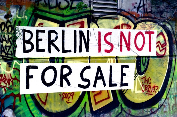 BERLIN IS NOT FOR SALE